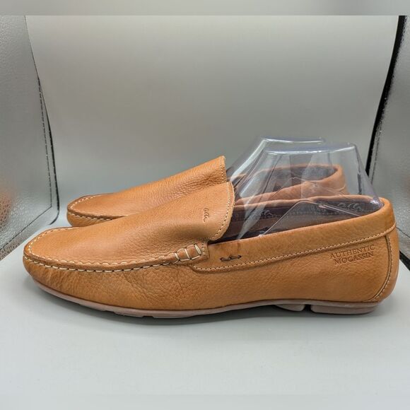 Ara Men\'s Marv Midan Cognac Leather Moccasin Loafers 12 33601-07 Size: 12 main image 10